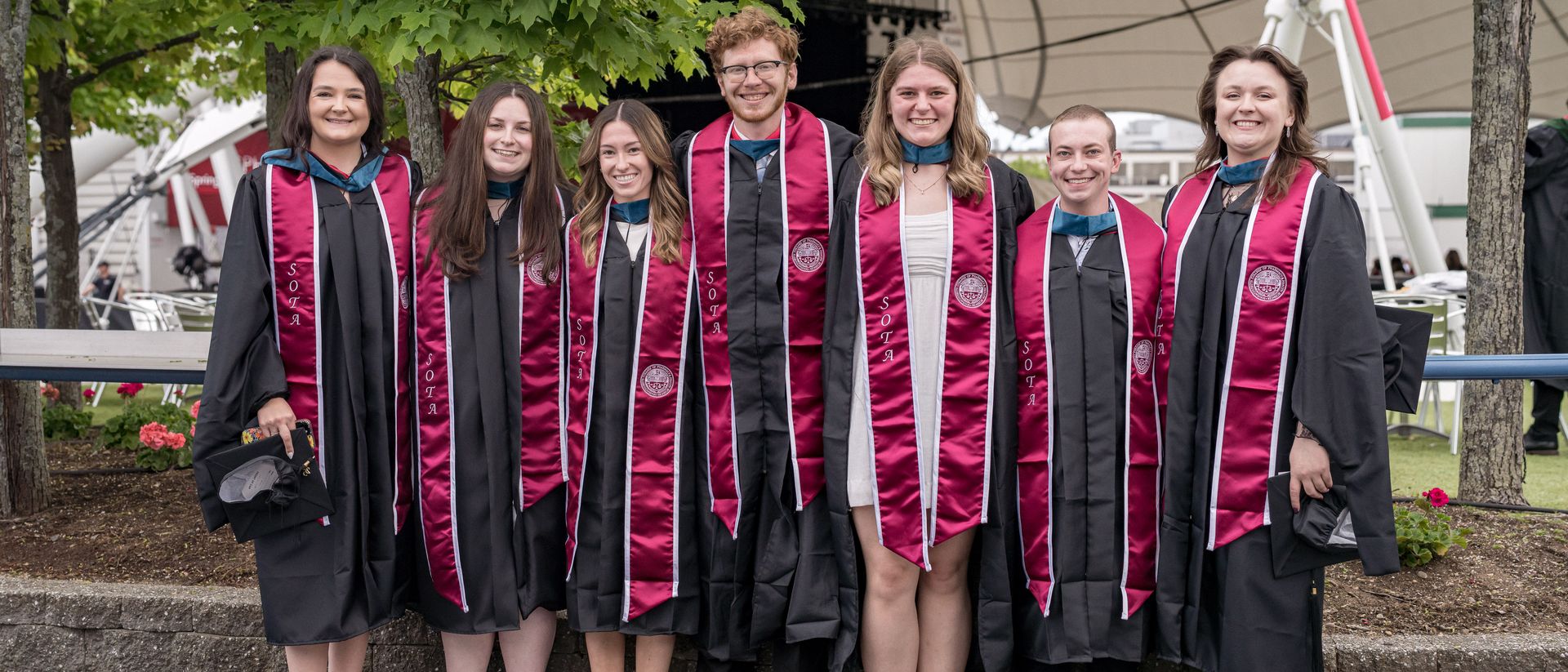 MCPHS students at Spring Commencement 2025.