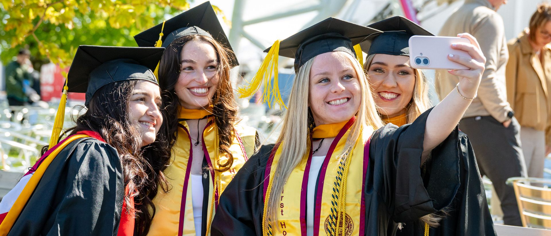 MCPHS students attending Spring Commencement 2026.
