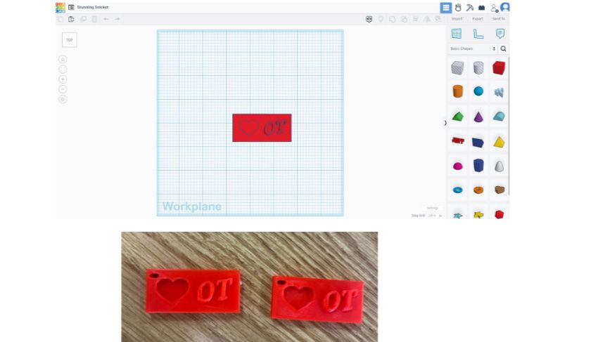 TinkerCAD screen