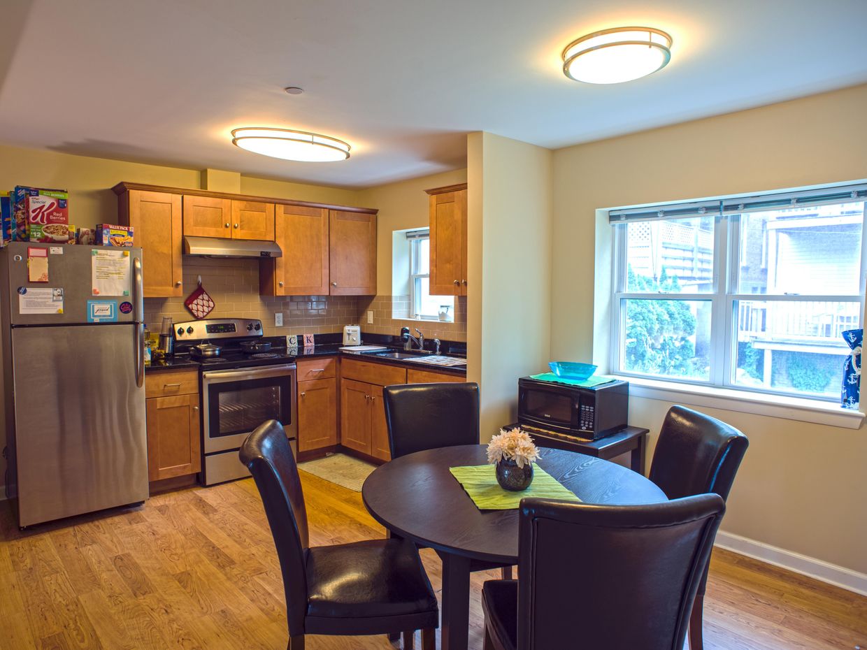 Interior of Lancaster Street housing.