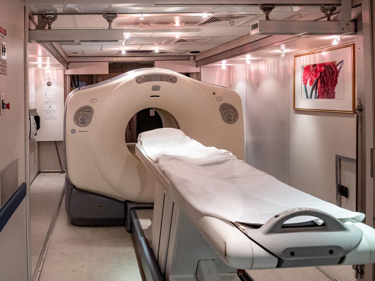 PET-CT scanner on the Worcester Campus.