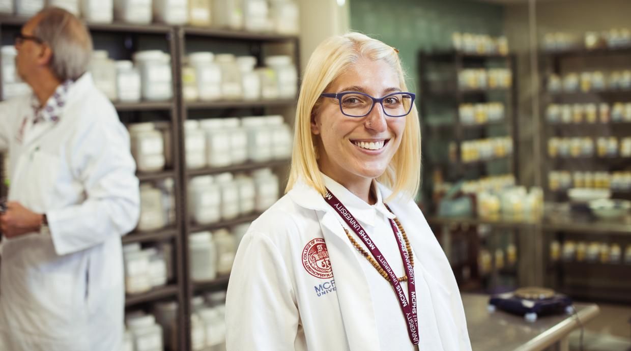 Smiling Acupuncture student. 