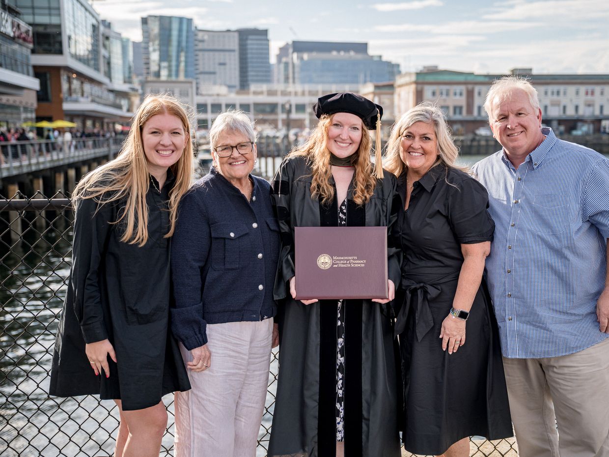 MCPHS students at Spring Commencement 2025.