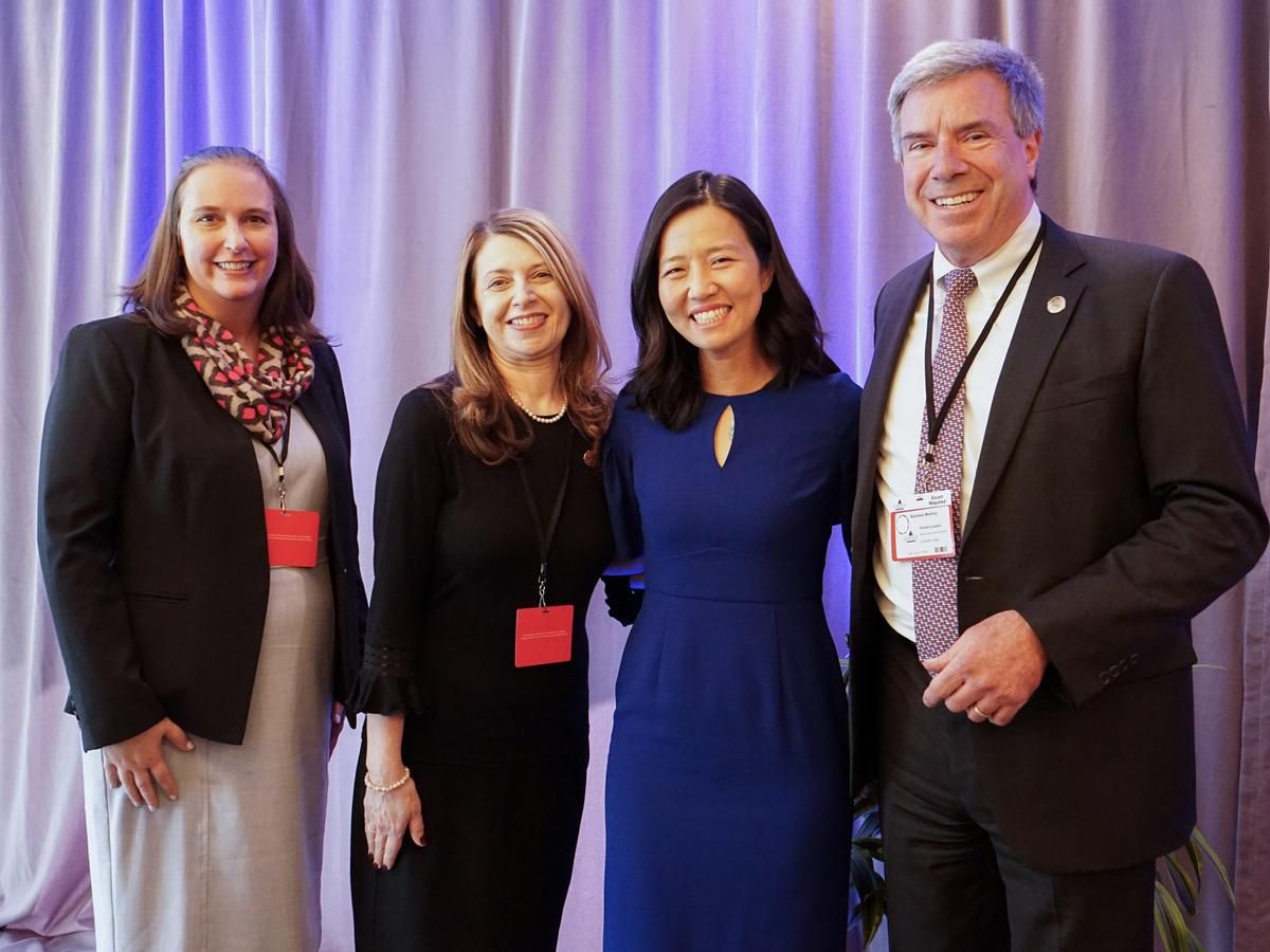 President Richard J. Lessard with Mayor Wu
