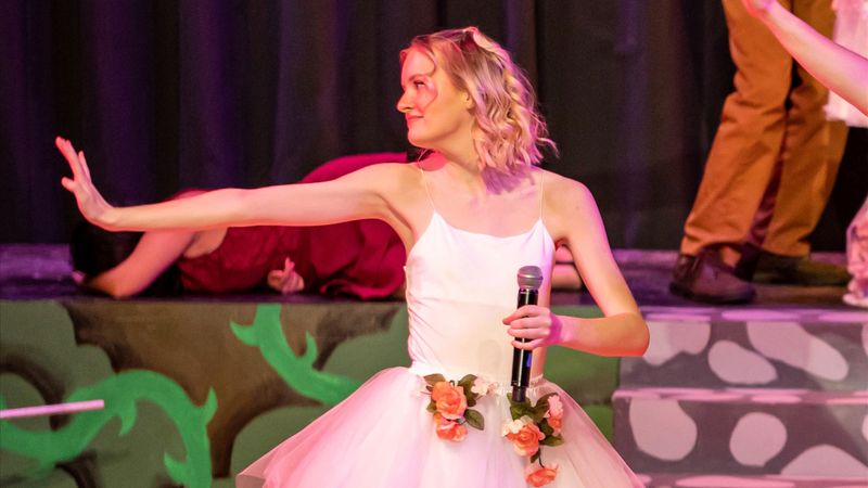 Grace McCarthy performs in Shakespeares' "A Midsummer Night's Dream."