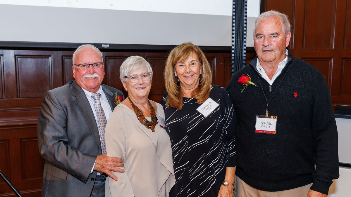 MCPHS alums at the Golden Grad Reunion 2026.