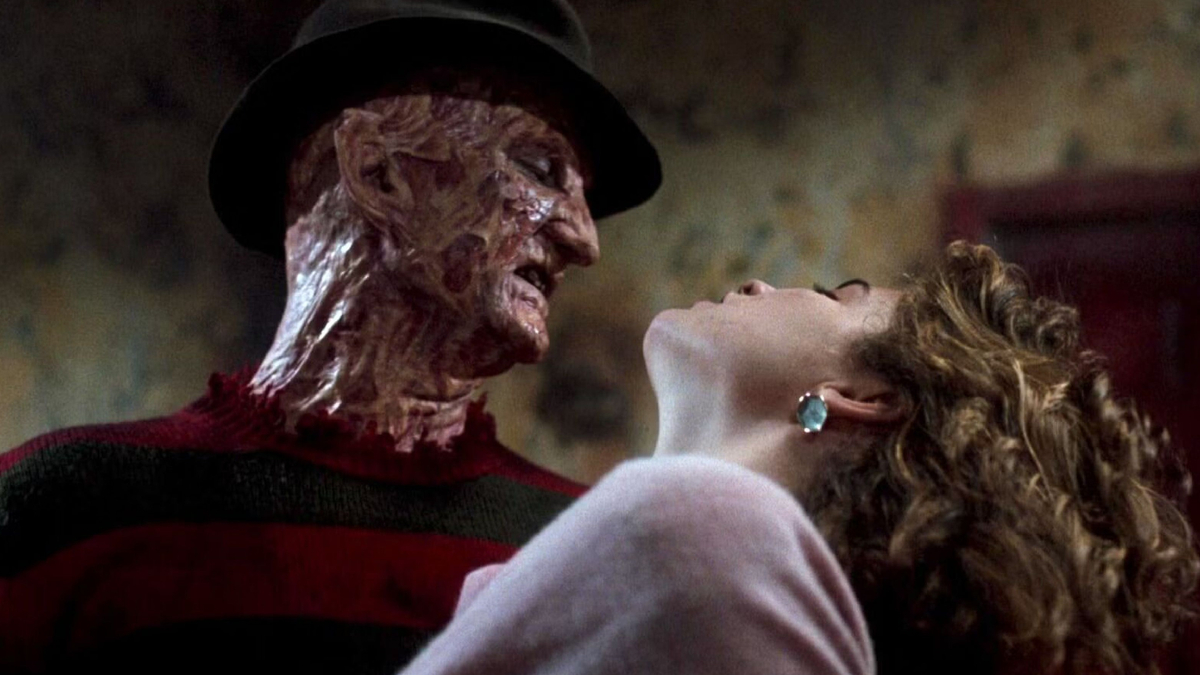 Freddy Krueger stalks a teenaged girl.