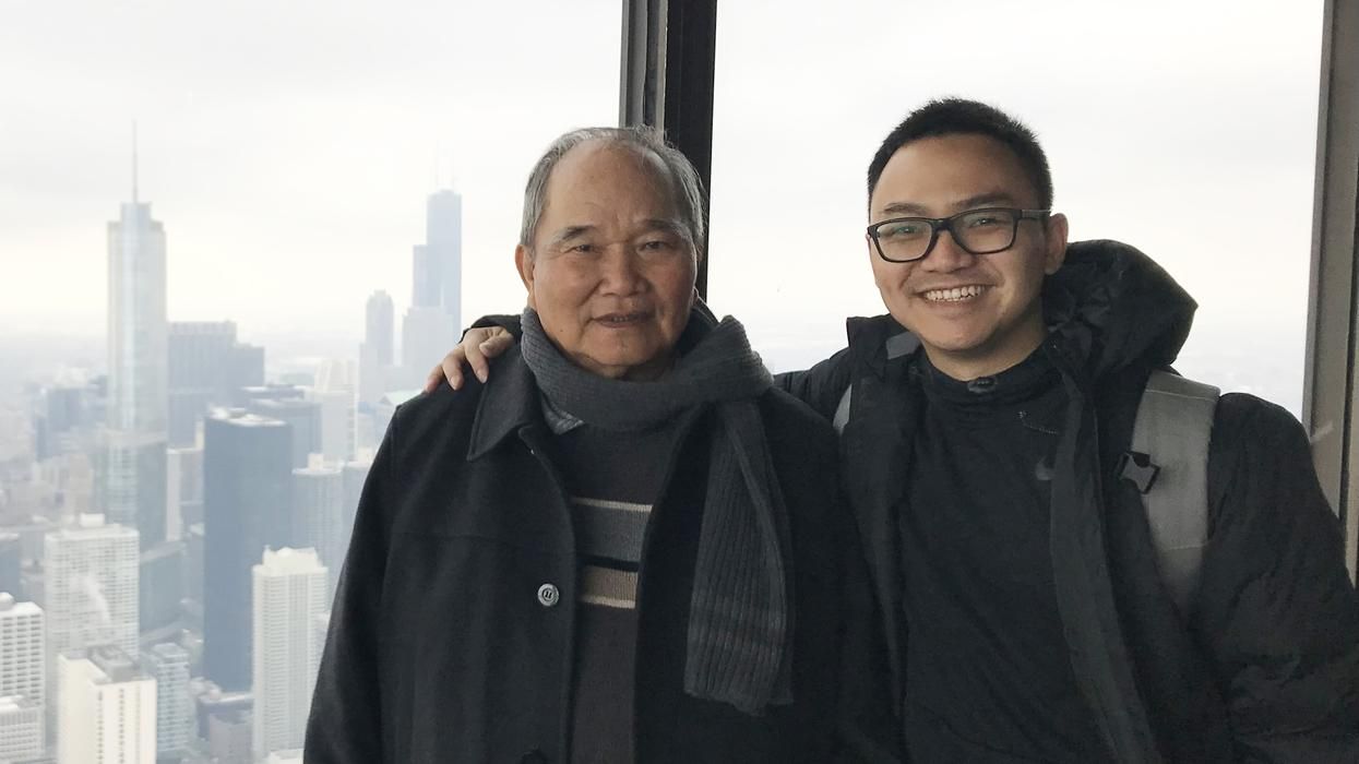 Kenny Pham and his Grandfather