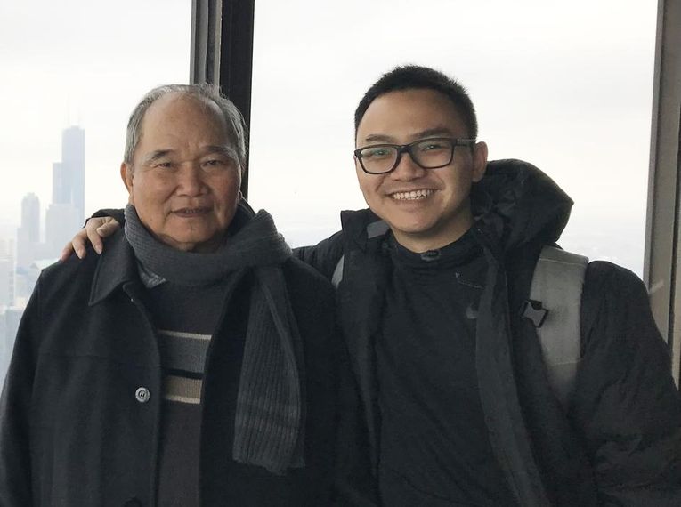 Kenny Pham and his Grandfather