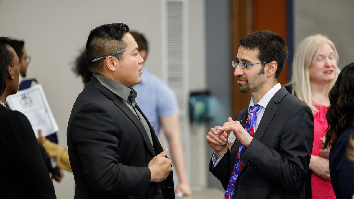 MCPHS students attending the Student Research Conference Boston