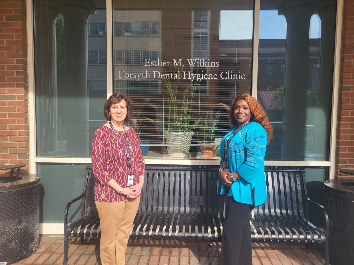 Lisa LaSpina and Tracye Moore