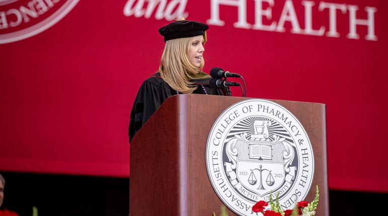 Commencement speaker Megan R. Brown.