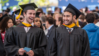 MCPHS students attending Spring Commencement 2026.