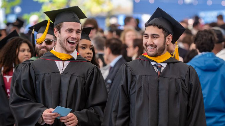 MCPHS students attending Spring Commencement 2026.