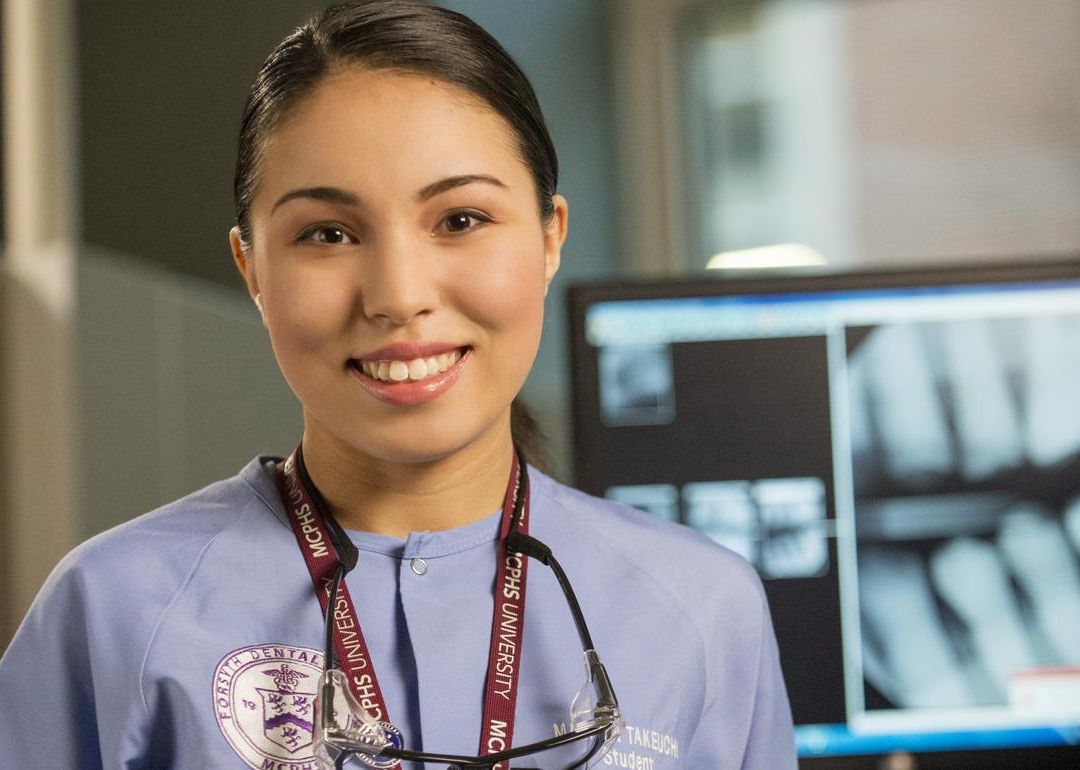 Smiling Dental Hygiene student. 