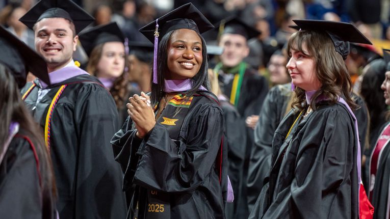 Students at MCPHS 2025 Winter Commencement