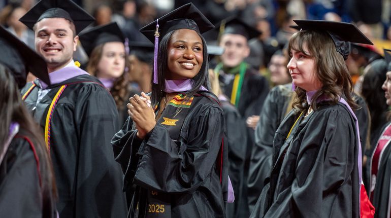 Students at MCPHS 2025 Winter Commencement