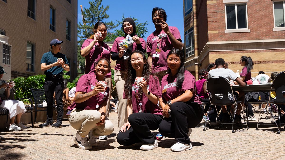Students at MPCHS Summer Visit Day