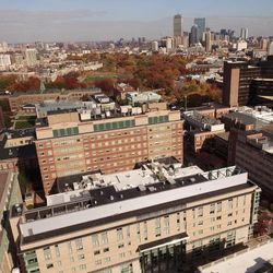 Boston aerial photo