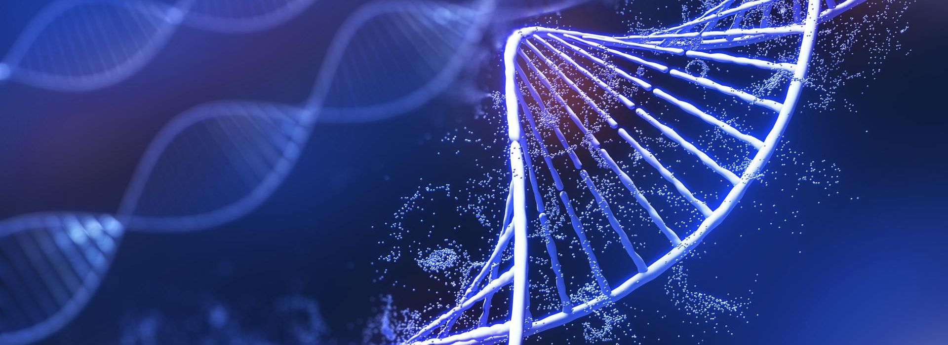 Conceptual background illustration of DNA structure.