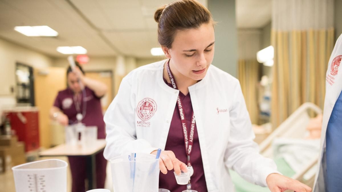 MCPHS Nursing Student