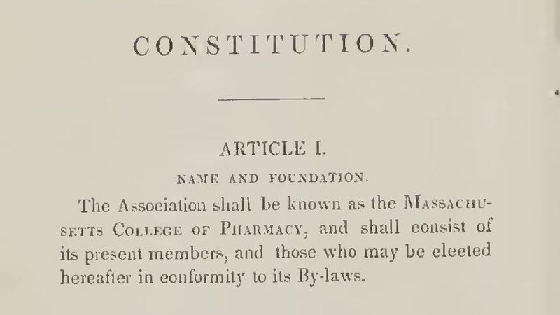 MCPHS Constitution