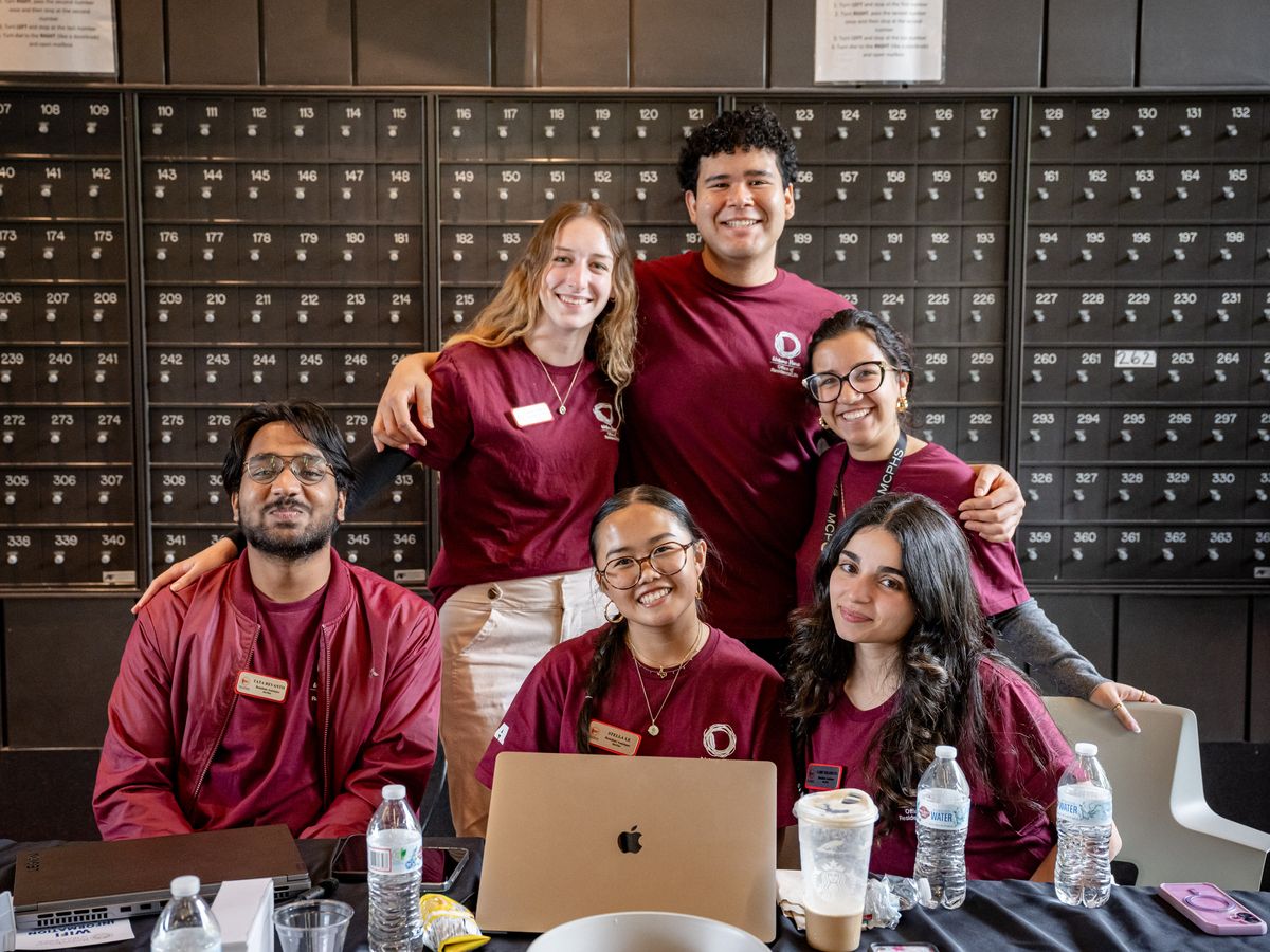 Students moving into the Boston Campus. 