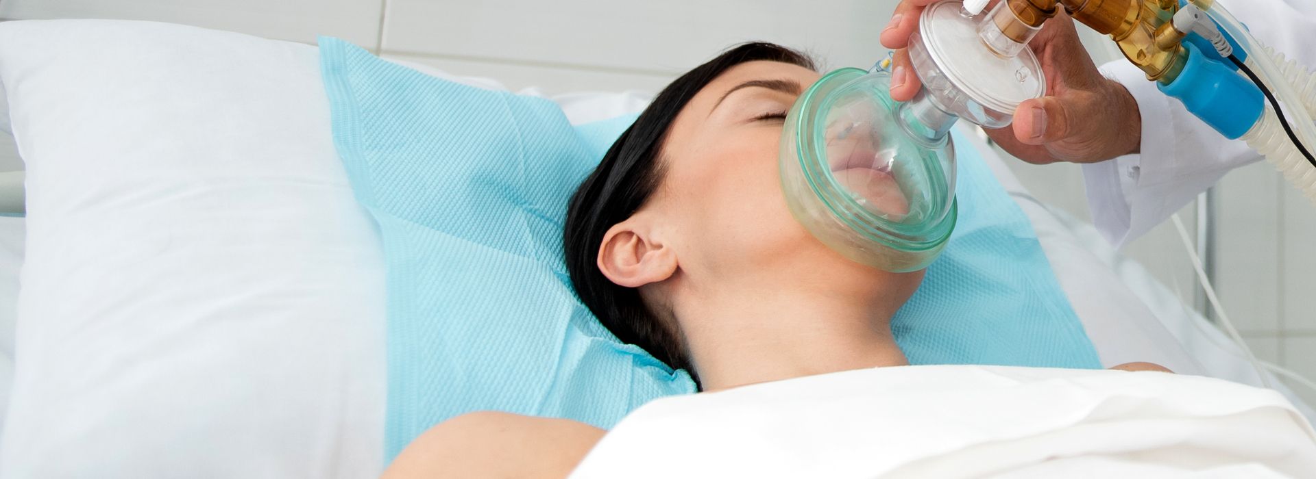 Respiratory Therapist with a patient. 