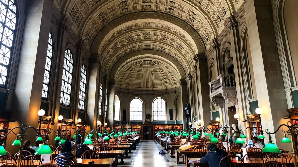 Interior of the Boston Public Library.jpg