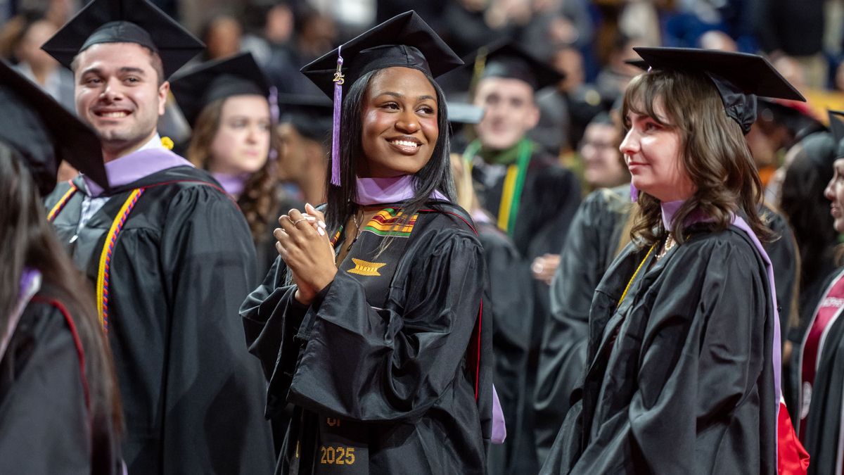 Students at MCPHS 2025 Winter Commencement