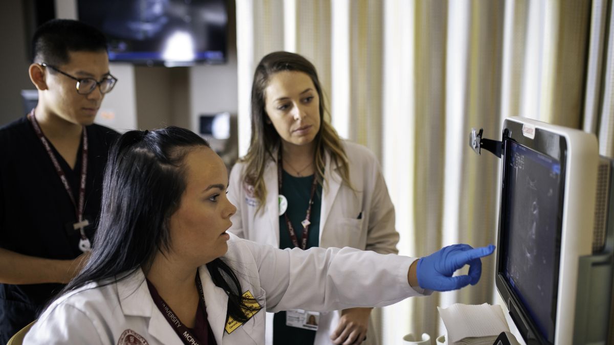 Students participating in an Interprofessional Education event.