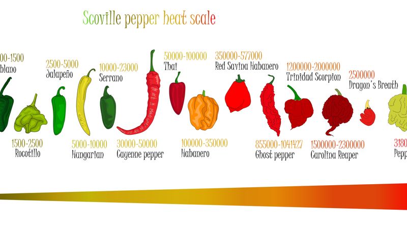 Scoville Pepper Heat Scale