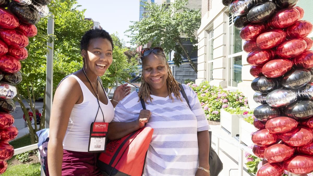 Students attending Orientation