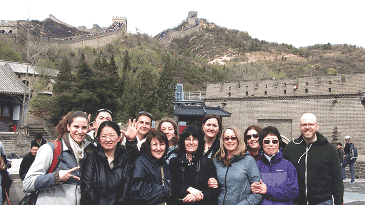 NESA students and faculty in China. 