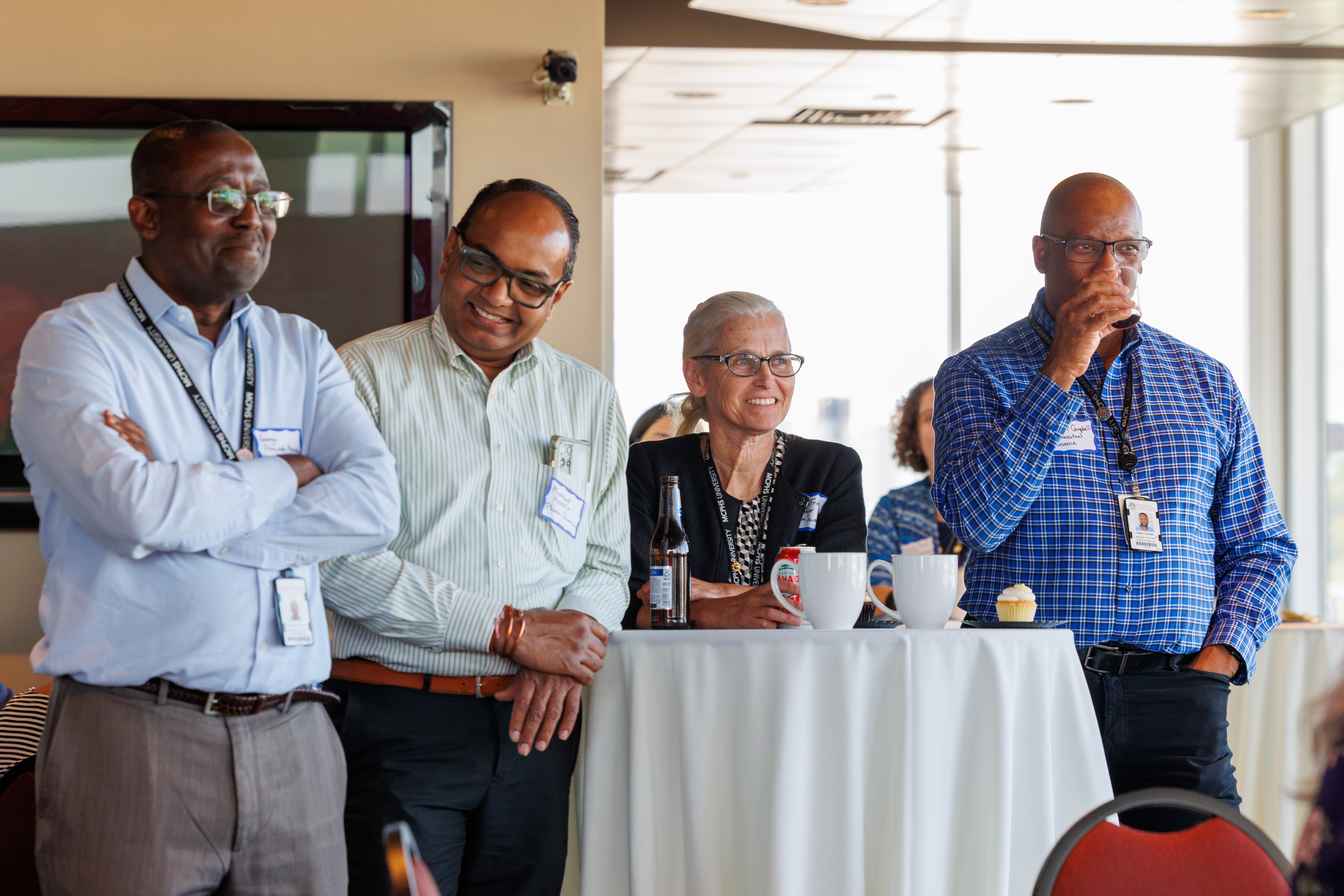 MCPHS Faculty, staff and alumni at the Worcester 25th Anniversary event. 