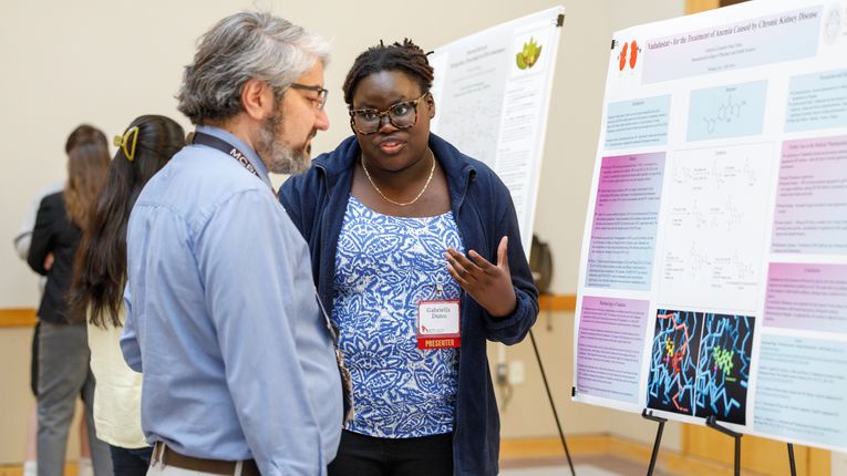 MCPHS students attending the Student Research Conference Boston