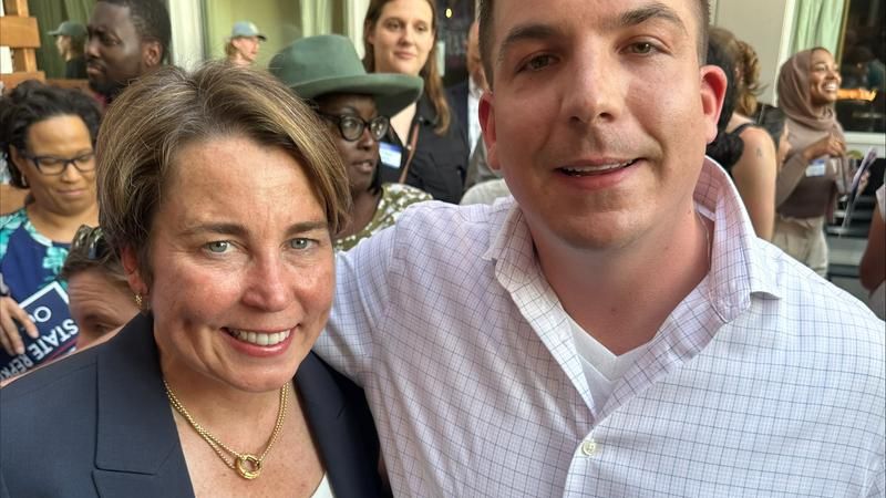 Duncan Daviau with MA Governor Healey