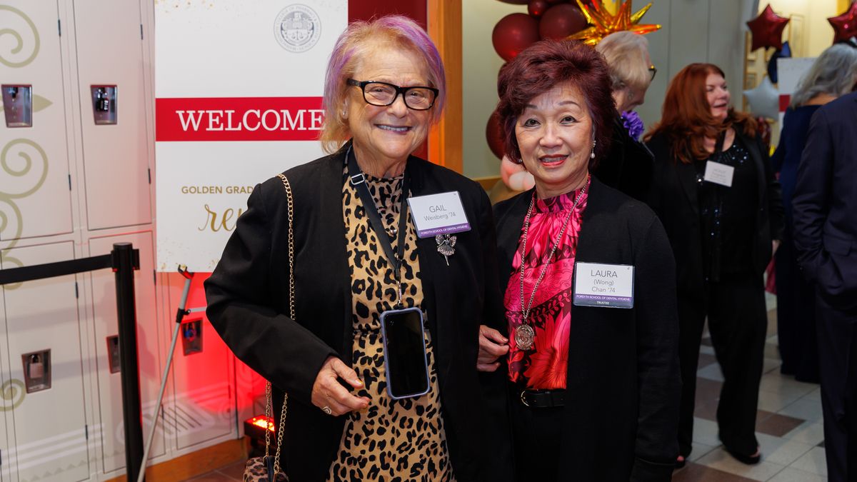 Gail Weisberg (left) and Laura (Wong) Chan