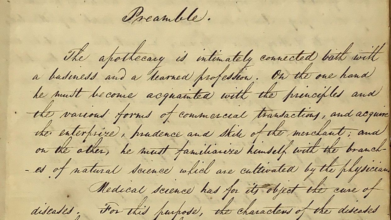 Constitution of the College of Pharmacy of Massachusetts.