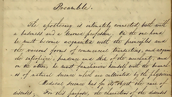 Constitution of the College of Pharmacy of Massachusetts.