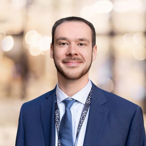 MCPHS staff member, Drew MacInnis