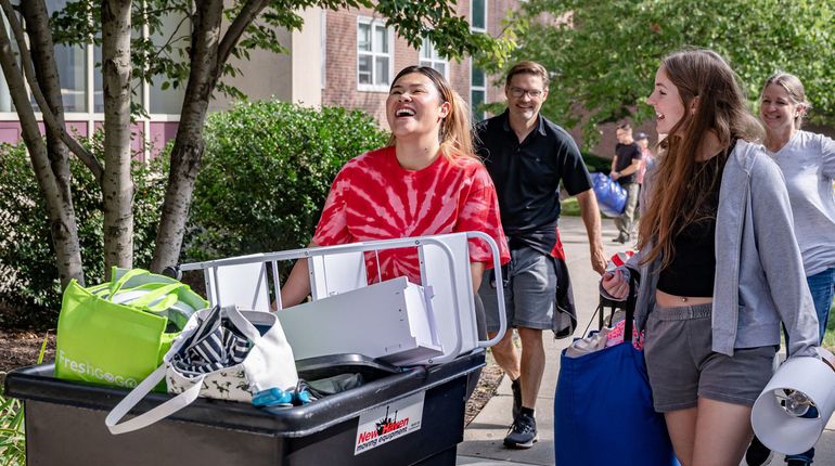 The Boston campus brimmed with energy on Wednesday, August 27, as families, volunteers, and new students came together for Move-In Day. 