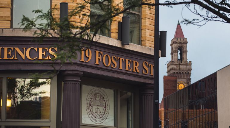MCPHS Worcester Foster building. 