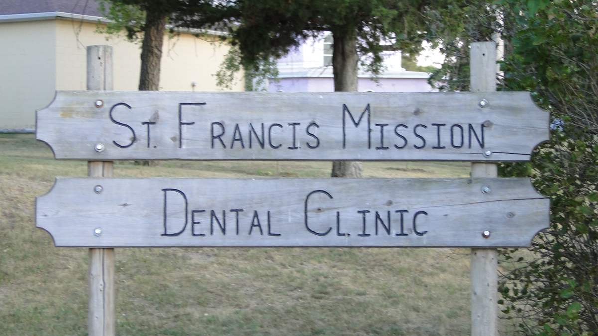 Professor of Dental Hygiene Susan Jenkins Lewando volunteered at Rosebud Reservation in Saint Francis, South Dakota.