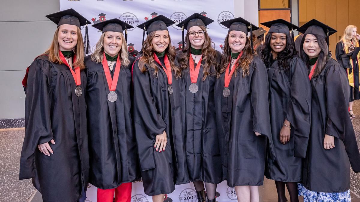 Students at MCPHS Commencement 2022