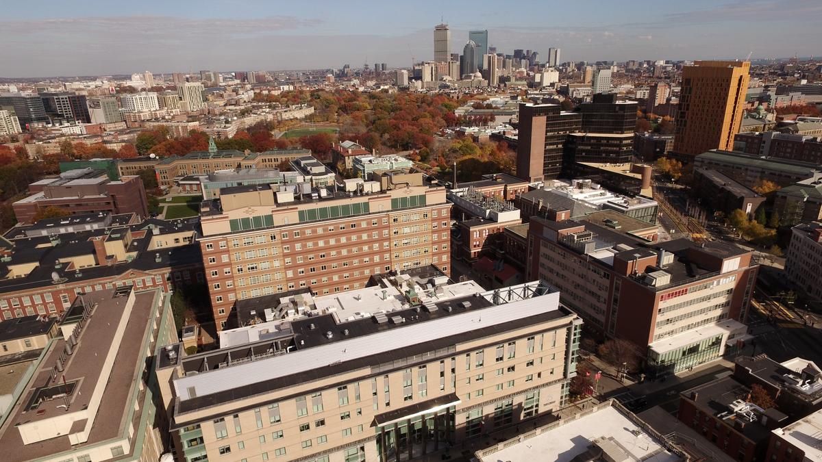 Boston aerial photo